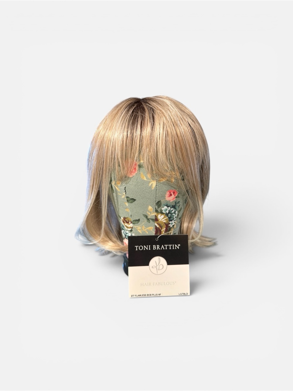 Toni Brattin Flawless Bob Styled Wig, Lt Blonde Plus, NWT